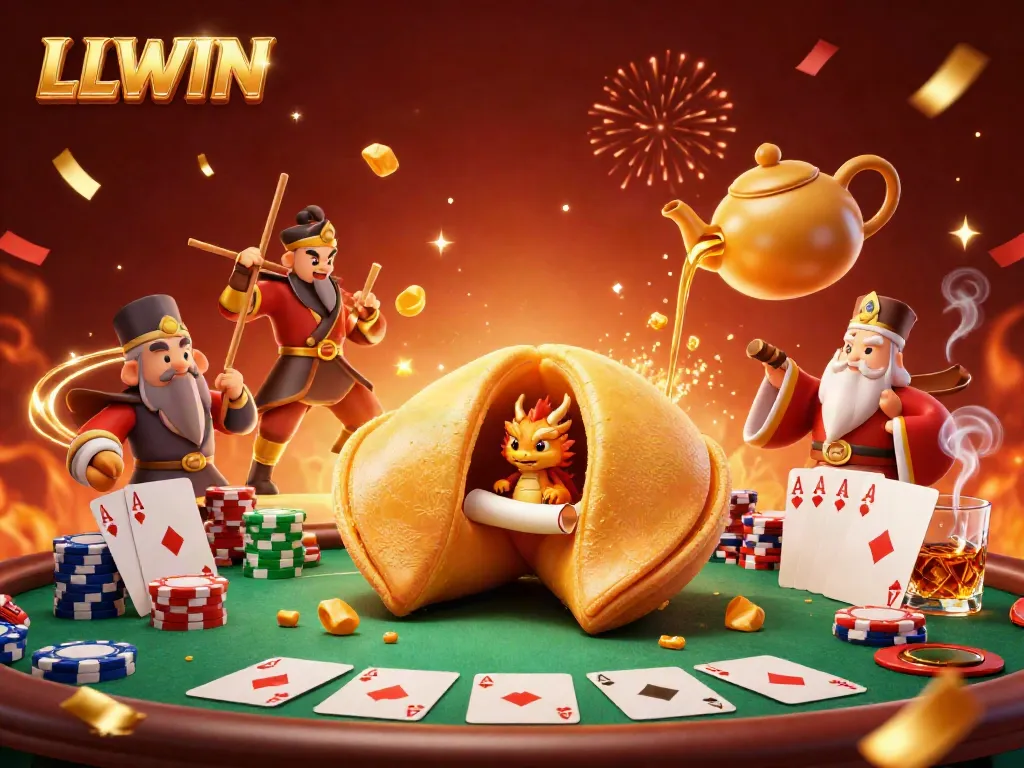 Engage in thrilling moments at LLWIN with 3D gaming elements, gold visuals, and dynamic casino action.
