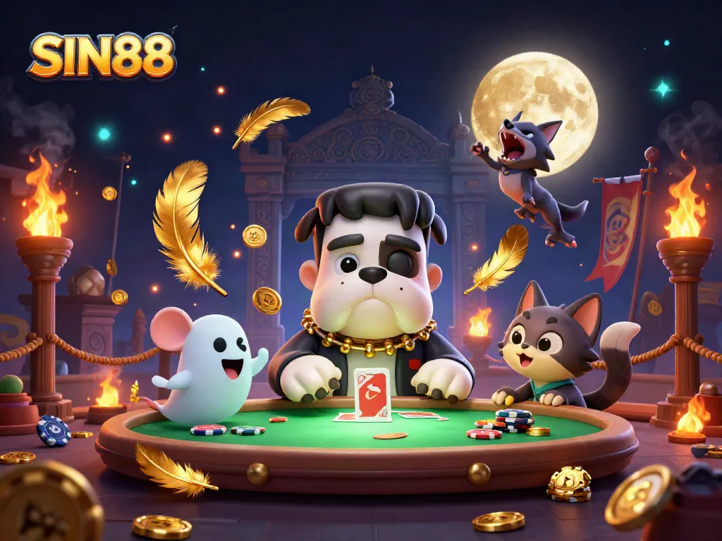 Experience the thrill at SIN88 with vibrant 3D characters and dynamic gaming elements.