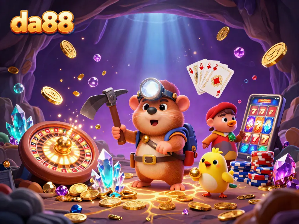 Experience excitement and winning chances at DA88's vibrant online casino games with immersive visuals.