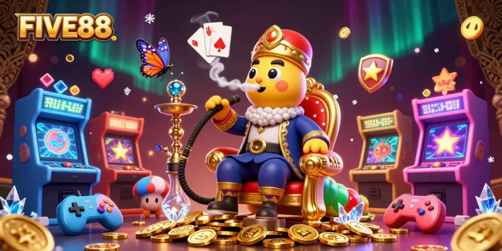 Engage in exciting gameplay at FIVE88 with dynamic casino elements and thrilling visuals.