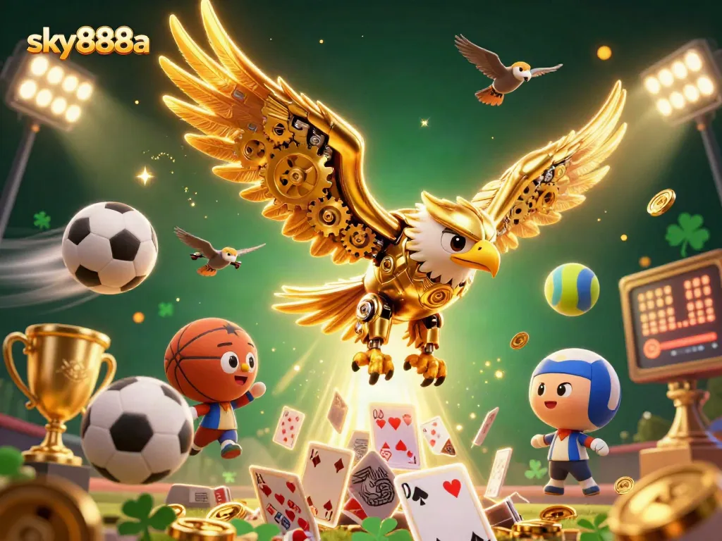 Engage in thrilling gaming with sky888a's dynamic 3D casino experience blending sports and gambling.