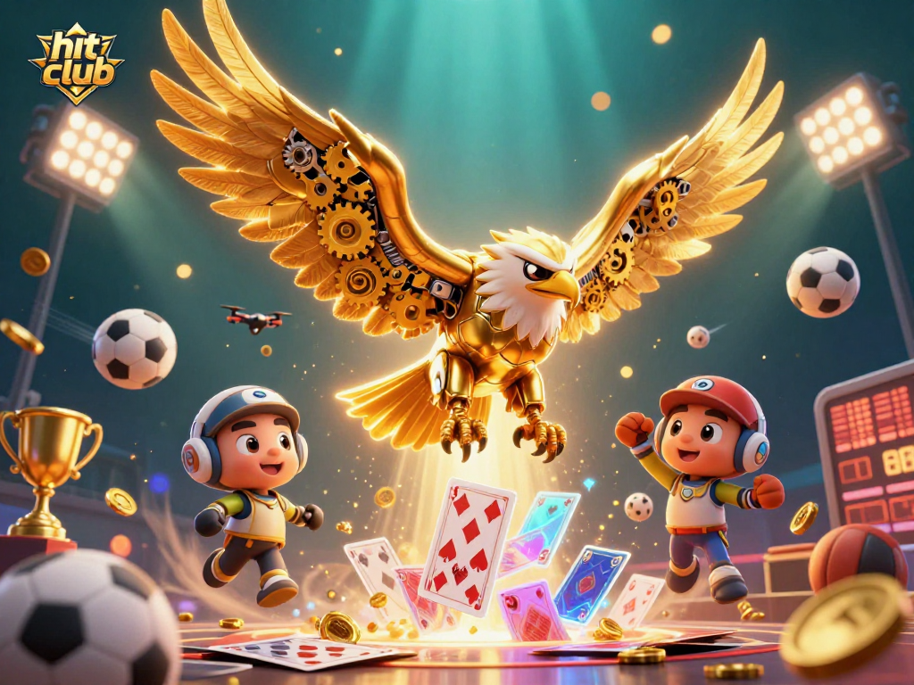 Join the hit club with an ultra-detailed 3D sports betting scene showcasing dynamic gaming elements.