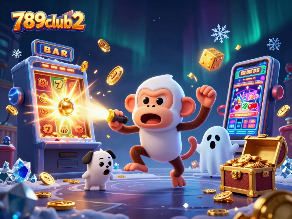 Engage with 789club2's exciting gaming atmosphere, featuring mischievous casino characters.