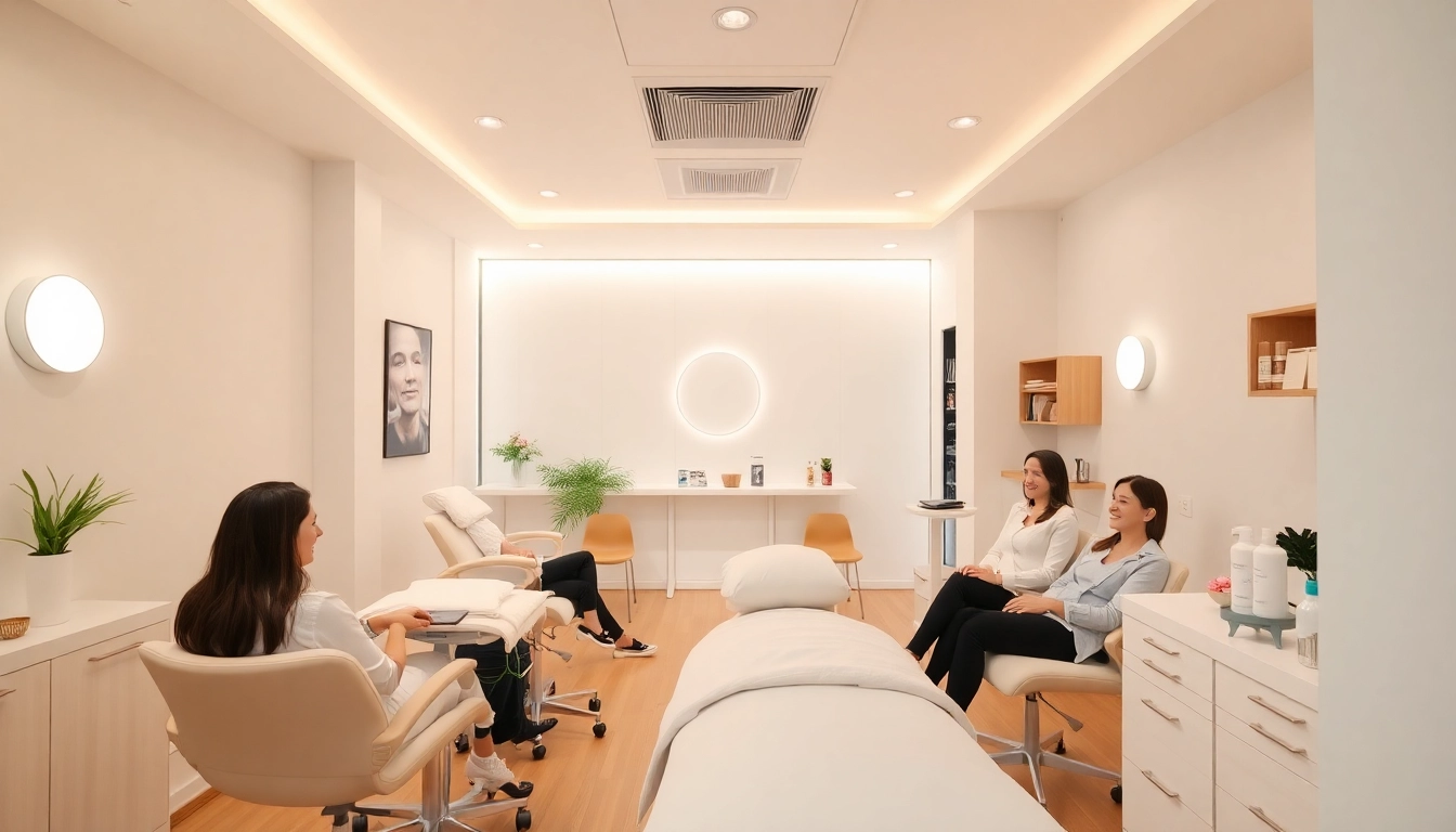 Experience premium tratamente faciale sibiu in a serene, modern clinic environment with satisfied clients.