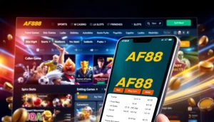 Experience the dynamic interface of af88.com with exciting betting options and user-friendly design.
