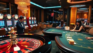 Experience the excitement at a luxurious casino table, reinforcing uk88 uy tín không with engaging gameplay and vibrant atmosphere.