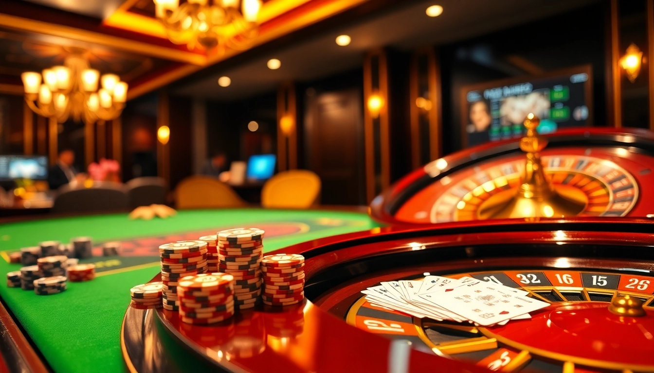 Experience excitement at nhà cái MM88 with vibrant casino tables and immersive gameplay.