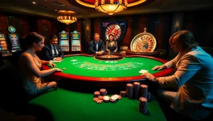 Experience thrilling gameplay at https://f168.studio/ with a luxurious baccarat table in action.