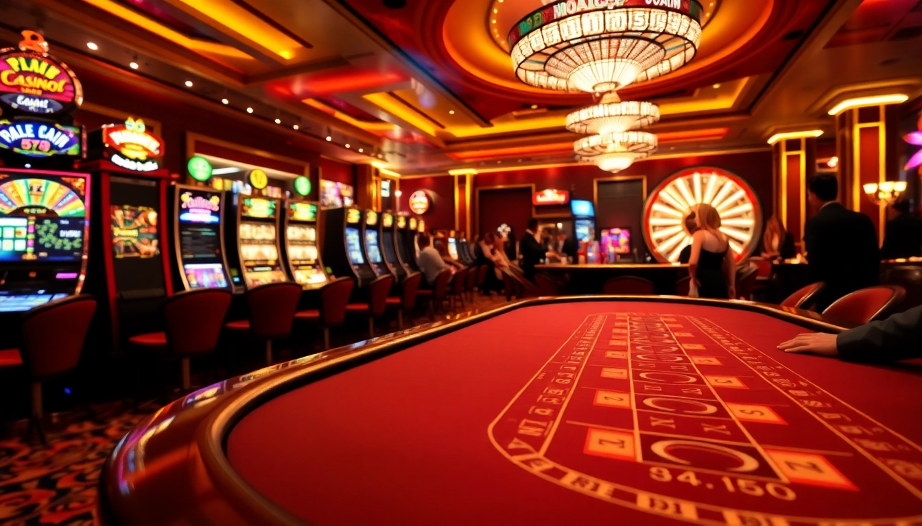 Experience the thrilling action at 789club's luxurious casino with vibrant slot machines and engaging games.