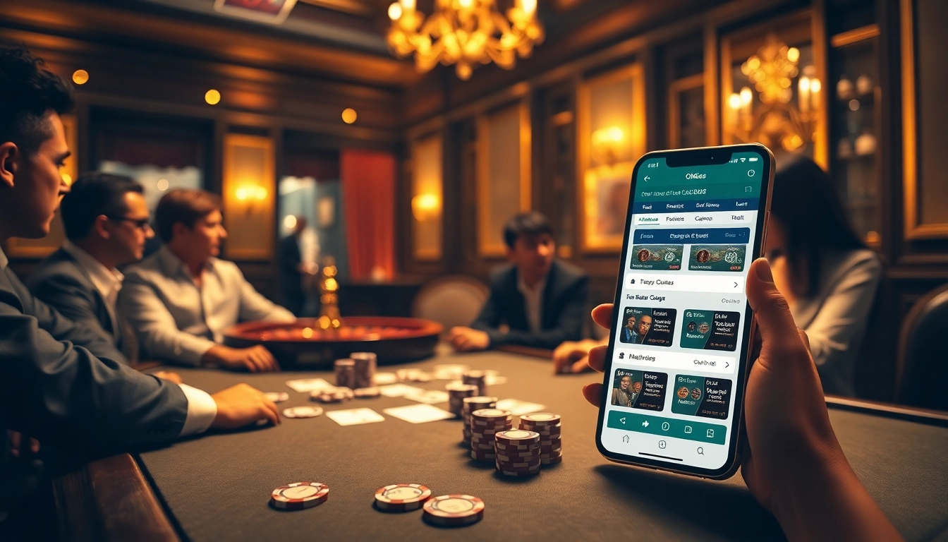 Exciting poker action at OK365 casino with vibrant chips and cards.