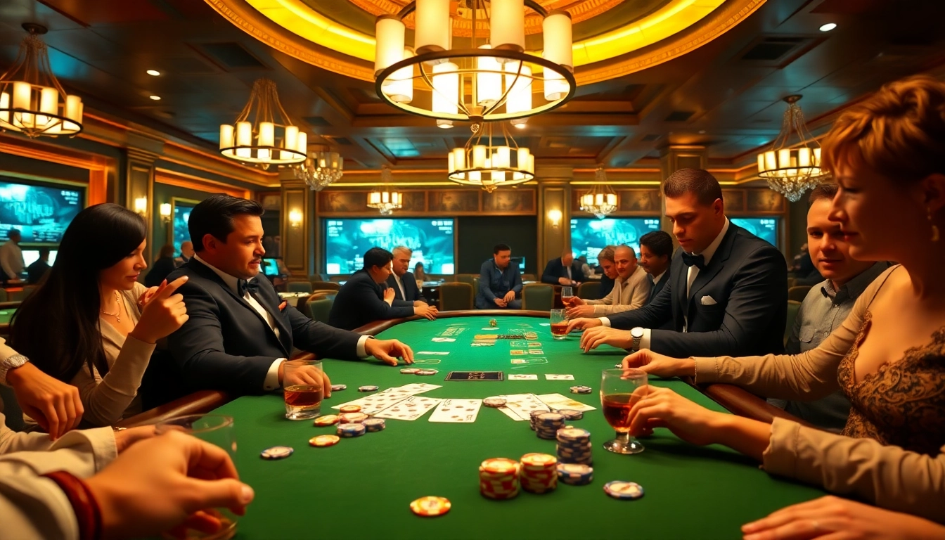Experience the thrill of high-stakes poker at https://tg88a.baby/ with elegant decor and enthusiastic players.