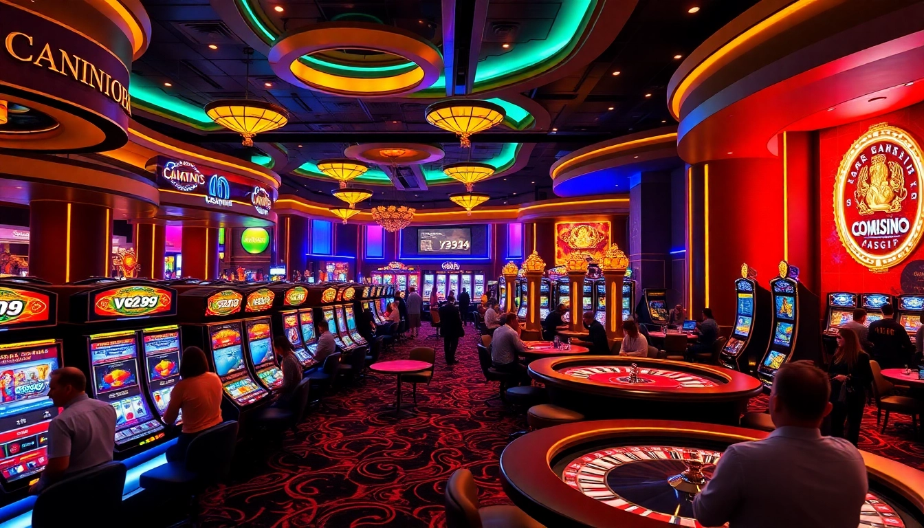 Experience the thrill of vz99 with high-stakes casino gambling and vibrant gaming elements.