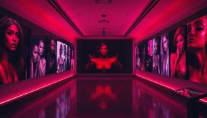 A digital art gallery displaying provocative NSFW AI-generated artworks, emphasizing creativity and engagement.