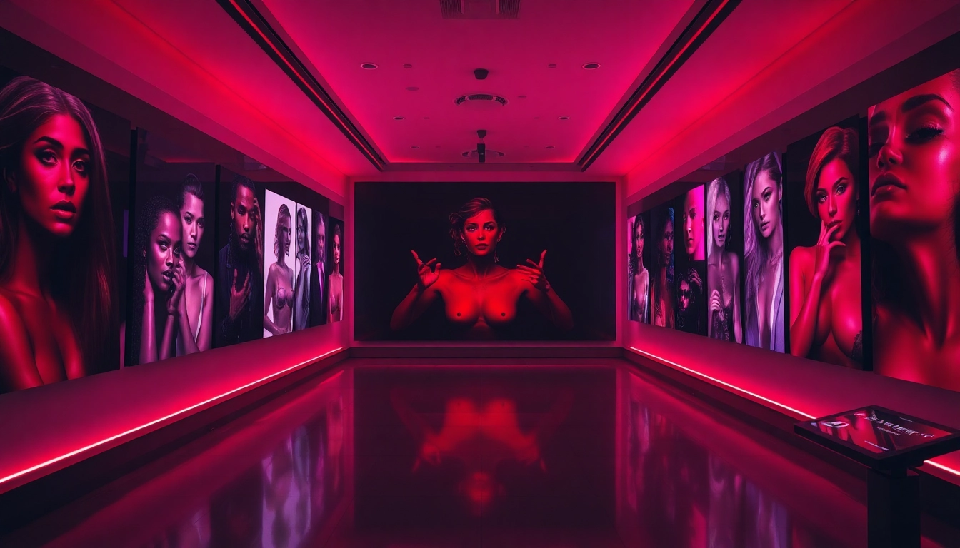 A digital art gallery displaying provocative NSFW AI-generated artworks, emphasizing creativity and engagement.