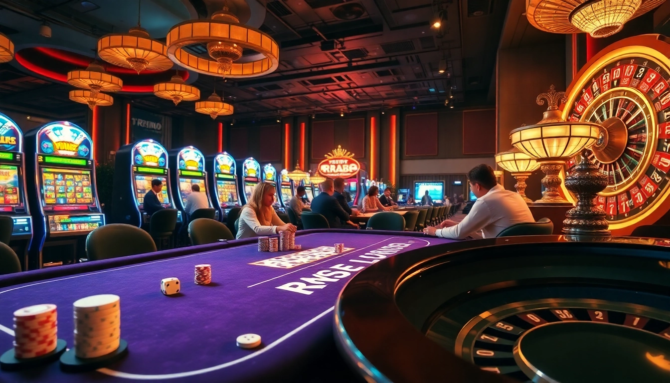 Experience the thrill of gambling at RR88's vibrant casino tables and exciting slot machines.