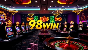 Experience the thrill of 98win hiện đang mở with vibrant casino tables and engaging online gaming.