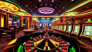 Experience the thrill of cổng game luckywin with vibrant slot machines and roulette!