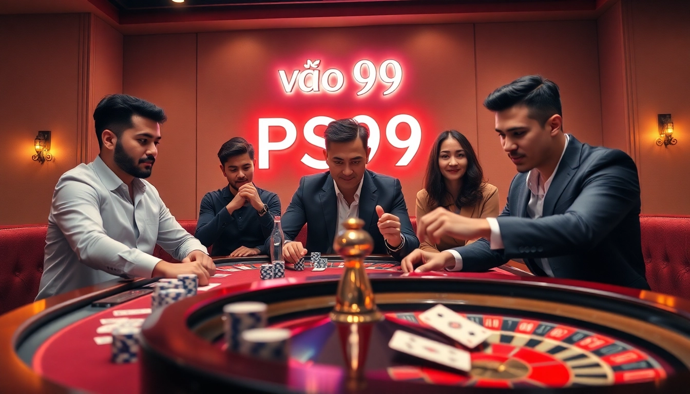 Engaging players making bets while enjoying the luxury of casino gaming at vào PS99.