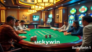 Experience the thrill of winning at luckywin1 with vibrant casino tables and exciting gameplay.