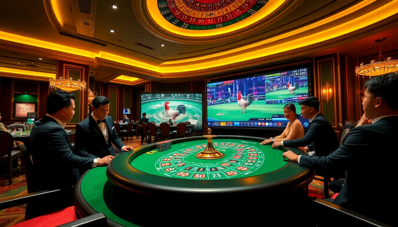 SV388 offers an exciting gambling experience with vibrant roulette games and live cockfighting matches.