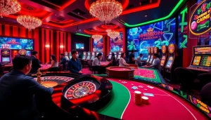 Experience thrilling moments at 69vn com with vibrant casino tables and players in action.