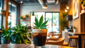Cannabis Coffee Shop lloret de mar showcasing a cozy café with an inviting ambiance and cannabis-themed decor.