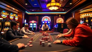 Engage in the luxurious casino experience at RR88 with vibrant poker action and roulette excitement.