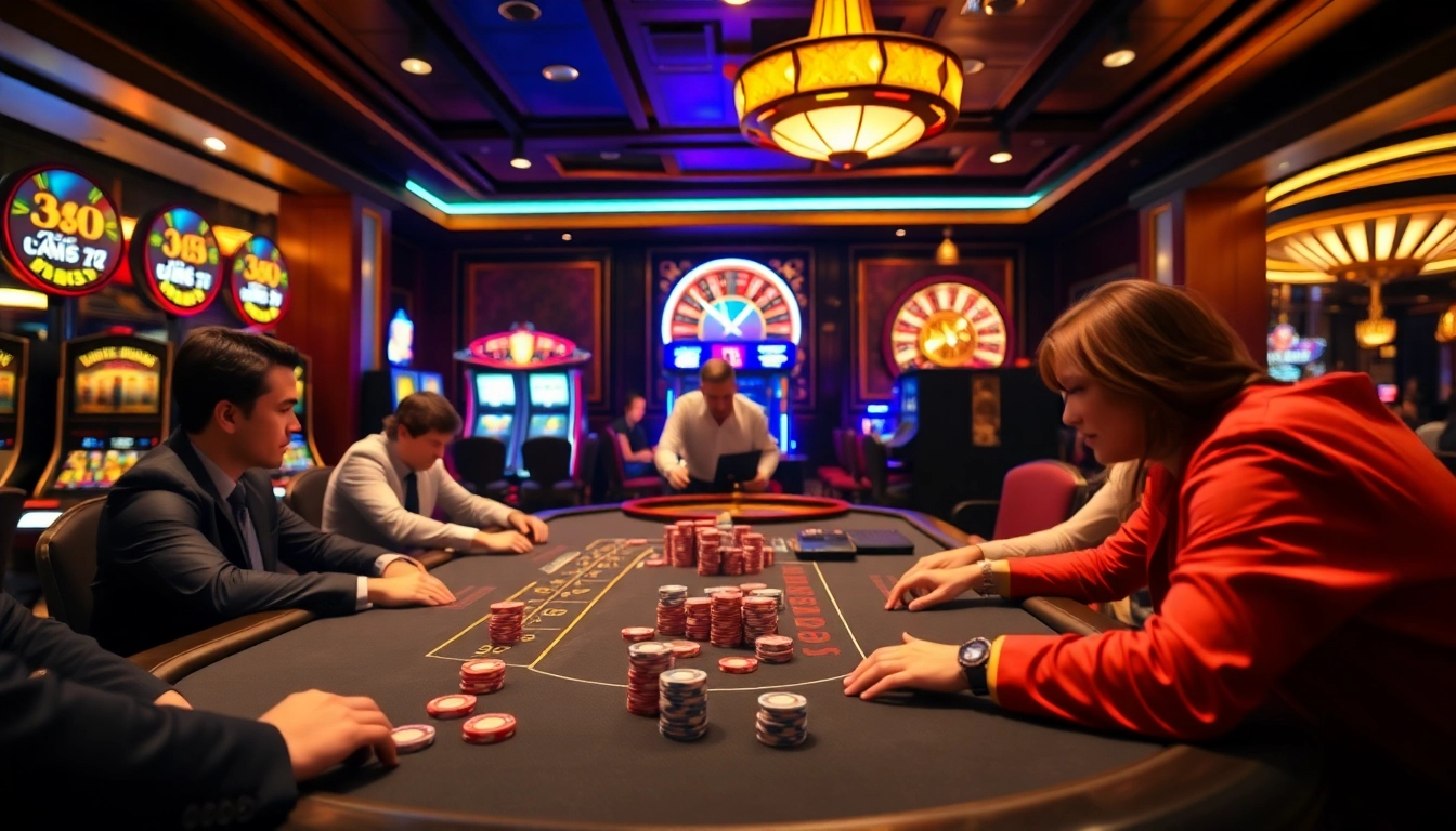 Engage in the luxurious casino experience at RR88 with vibrant poker action and roulette excitement.