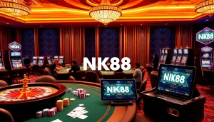 Experience immersive gaming at https://nk88.us.com/ with luxurious casino tables and lively players.