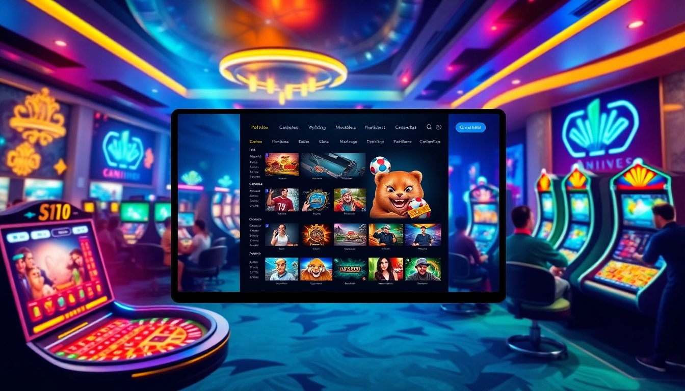 Engaging visual of Go8 online gambling platform, showcasing diverse games and user-friendly interface.