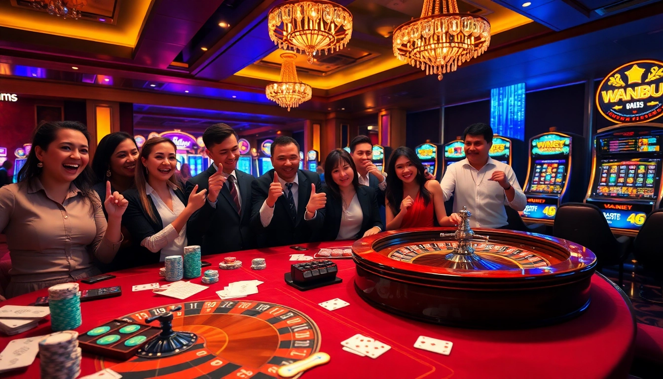 Players engaging in high-stakes bets at a casino table, focusing on link vào ww88 for online gambling opportunities.