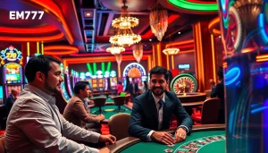 Experience thrilling gameplay at https://em777.live/ with exciting casino action and vibrant slot machines.